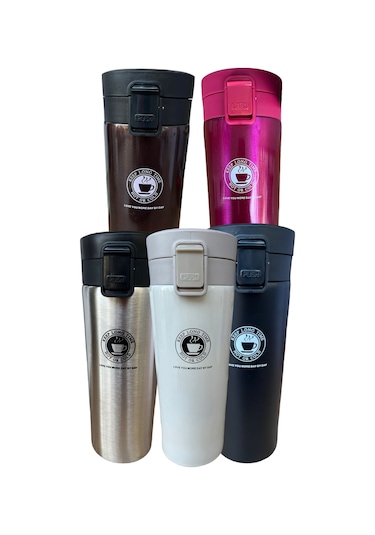 Arow Süper Trend Çift Katmanlı Termos - 500 Ml - D-281-siyah