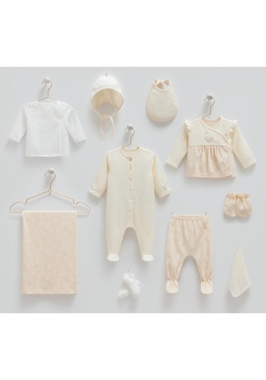 Caramell %100 Pamuk Tiny Lace Hastane Çıkışı Crml.zk1911 Bej