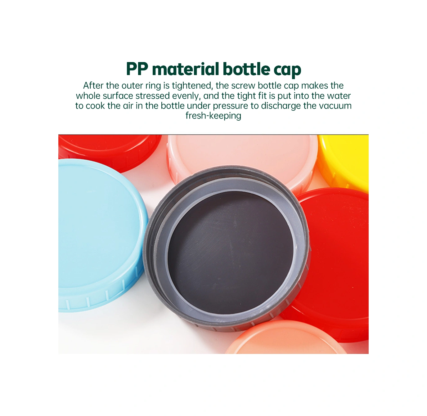 Dofolink 70mm Kırmızı Meşe Kavanoz Tıkanıklığı Kapağı - Pp Malzeme, Silikon Conta İle Su Geçirmez Ve Havalandırmayan, Yeniden Kullanılabilir Depolama Kapağı Kırmızı