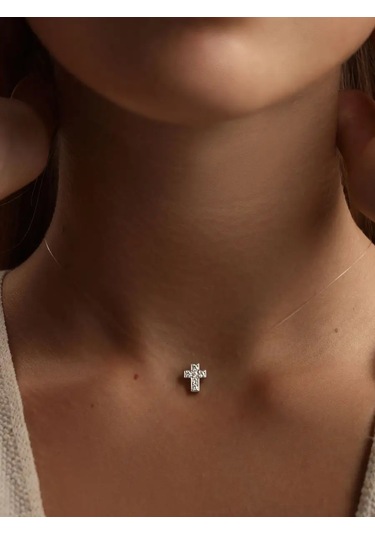 Marıola 925 Ayar Misina İle Görünmez Gümüş Kolye 71654878 Gri