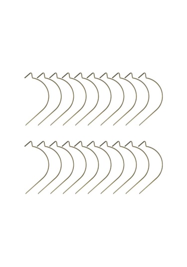 Kosona 20 Adet Paslanmaz Çelik Duvar Kanca: Taşınabilir Ev Giyim Askı, Gips Duvarı İçin Delme Gerektiren Dayanıklı Metal Kanca