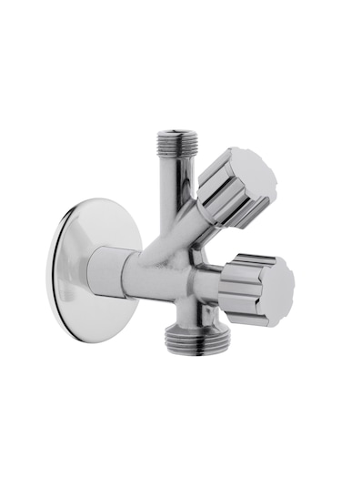 Artema A45245 Çift Çıkışlı Ara Musluk Krom Gri