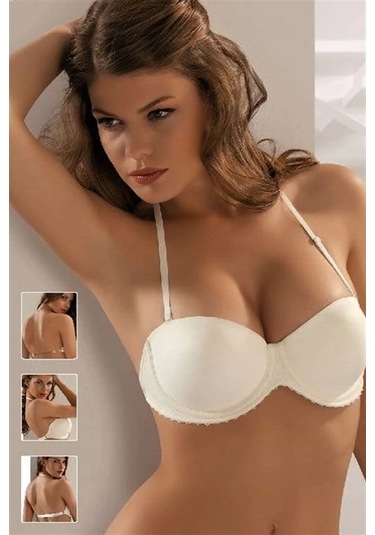 Le Jardin Sırtı Seffaf Sütyen 7042 Ten