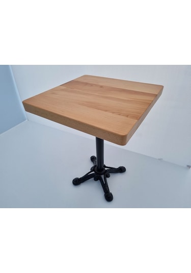 Bintaşmobilya Kayın Kütük Cafe Masası 60X60