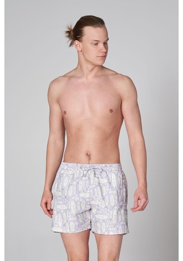 John Frank All Over Erkek Mayo Şort Jfsssw59-paddle Çok Renkli