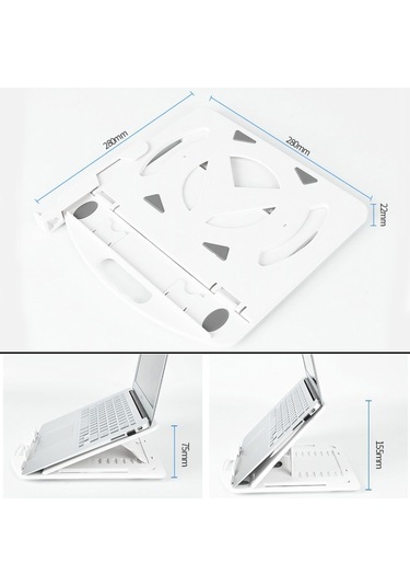Dizüstü Bilgisayarlar İçin Genel Amaçlı Isı Dağılımı, Stil: Standart Versiyon White