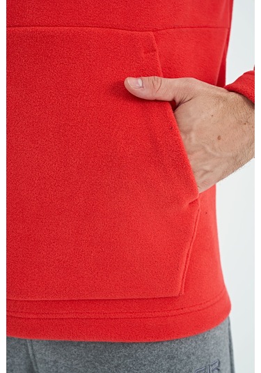 Tommy Life Hern Fiesta Erkek Polar Sweatshirt - 88301 Kırmızı
