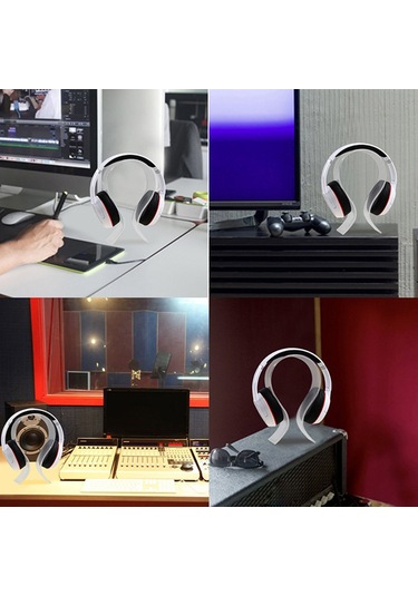 Jeemson Akrilik Kulaklık Tutucu U-şekilli Ev Ve Mağaza Kullanıma Uygun Dayanıklı Transparan Kulaklık Gösterge Tabanı