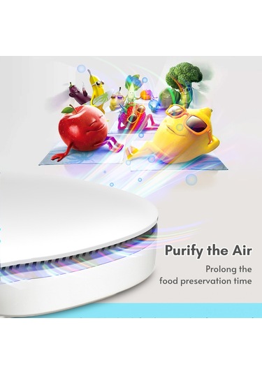 Yaozixa Mini Usb Buzdolabı Kokusu Giderici - Araba, Dolap Ve Evcil Hayvanlar İçin Beyaz