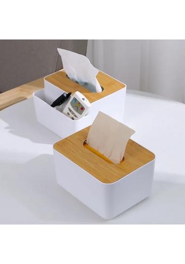 Yeşil Mendil Tutucu Bambu Kapaklı Tuvalet Kağıdı Kutusu Peçete Tutucu Kılıf Kağıt Mendil Dispenseri Kağıt Havlu Saklama Kutusu Doku Kutuları