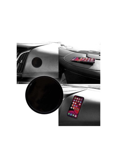 Sones 10 Adet 8 Cm Araç Yuvarlak Güçlü Yapışkan Kaymaz Pu Mat