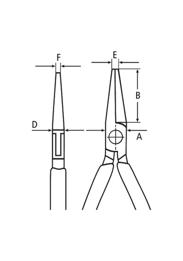 Knıpex Elektronikçi Kargaburun 115 Mm 3522115