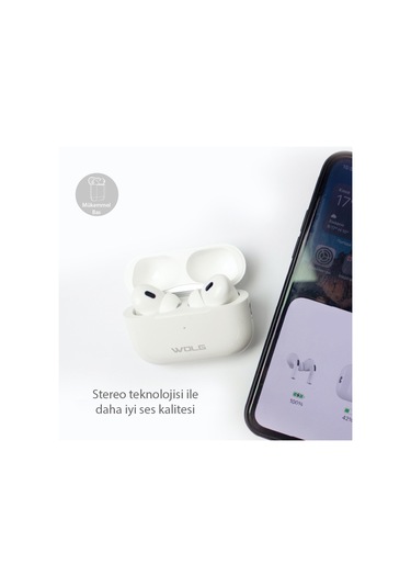 Wolg TB05 TWS Kablosuz Bluetooth 5.1 Kulak İçi Kulaklık