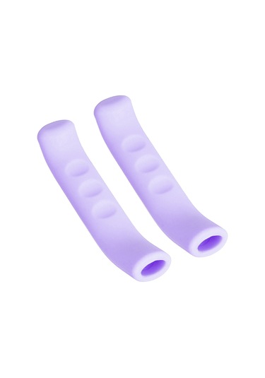 Moveevo Silikon Fren Kolu Koruması - Tekerlekli Araçlar İçin Kayma Önleyici Fren Kolu Kılıfı Mor Renk