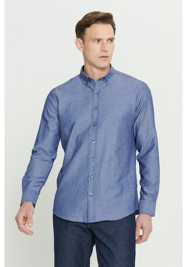 AC&Co / Altınyıldız Classics Erkek Gömlek (465701802) Mavi
