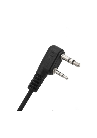 Springsun Kenwood, Baofeng, Retevis Uyumlu K Bağlantılı Radyo Kulaklığı - Radyasyon Koruma Hava Tüpü Fonksiyonu, Siyah, Model P200-pk01