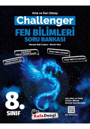 Kafadengi 8. Sınıf Challenger Fen Bilimleri Soru  Bankası