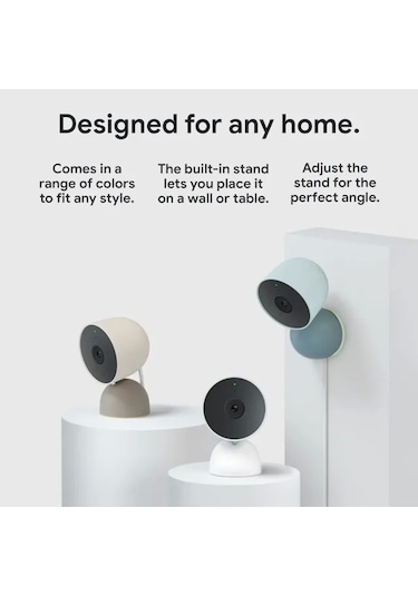Google İç Mekan Nest Güvenlik Kamerası 1080p 2. Nesil Sis