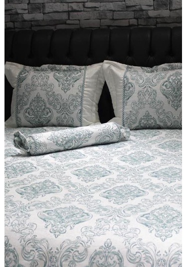 Serenat Çift Kişilik Yatak Örtüsü Yeşil (541549206) Yeşil