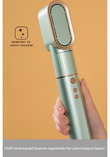 Homend Hairmony 4606H Saç Kurutma ve Şekillendirme Seti Su Yeşili