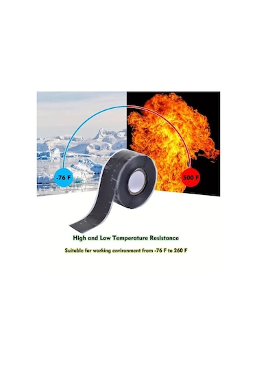 Yeşil Su Geçirmez Silikon Performans Onarım Kauçuk Silikon Yapışkan Bant Kendinden Sigortalı Bant Tel Sızdırmaz Kauçuk Yumuşak Bant Sızdırmazlık Bandı