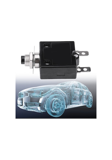 Lemestar Elle Sıfırlanabilir Devre Kesici, 8a Aşırı Yük Koruyucu - Otomobil, Endüstri Ve Deniz Sektörü İçin Dayanıklı Plastik