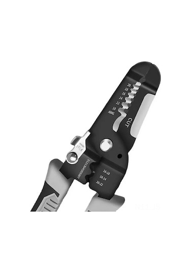 Jeemson Mangan Çelik Çok Amaçlı Tel Soyucu - 9/16 Farklı Fonksiyonlu Elektrikçi Aleti, Tel Soyma, Bükme, Kesme, Tutma