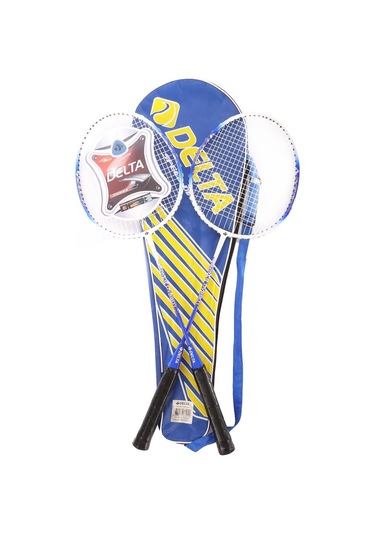 Delta Tek Parça Halinde Üretim 2 Adet Dura-strong Badminton Raketi Ve Deluxe Badminton Çantası Seti