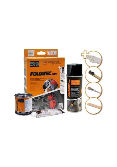 Foliatec Fren Kaliperi Boya Seti 3 Komponet Gece Siyahı