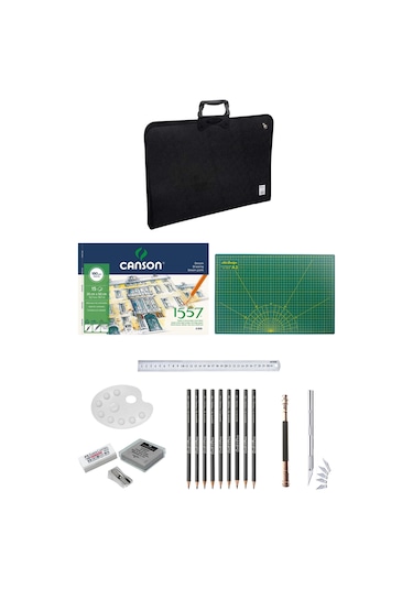 35x50 Proje Çantası Canson 35x50 cm Defter A3 Kesim Altlığı Conte