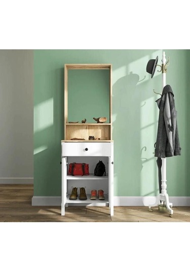 Sakura Frn-20078 Helen Portmanto Beyaz - Ceviz