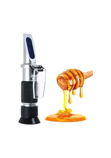 Didadodo Bal Arıcılar İçin 3'lü Ölçüm Bal Refraktometresi - Şeker, Su Ve Baume Oranı Ölçer Bal Kalitesi Kontrolü