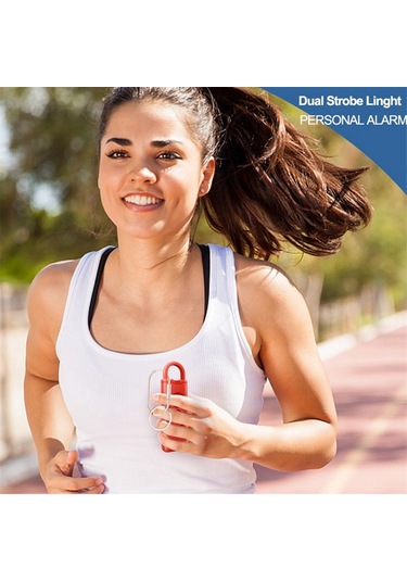 Anjiexun Alarm 130db Kız Çocuk Kadınlar İçin Kurt Karşıtı Uyarı Yeşil