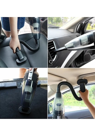 Cbtx R-6053 Taşınabilir Araba Ev Elektrikli El Süpürgesi Kablosuz Şarj Edilebilir Abs Elektrikli Süpürge