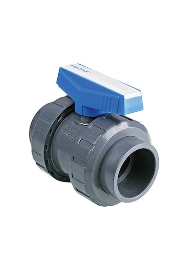 Pimtaş Havuz Pvc Küresel Su Vanası d.63 mm  Yapıştırmalı-Pool Val