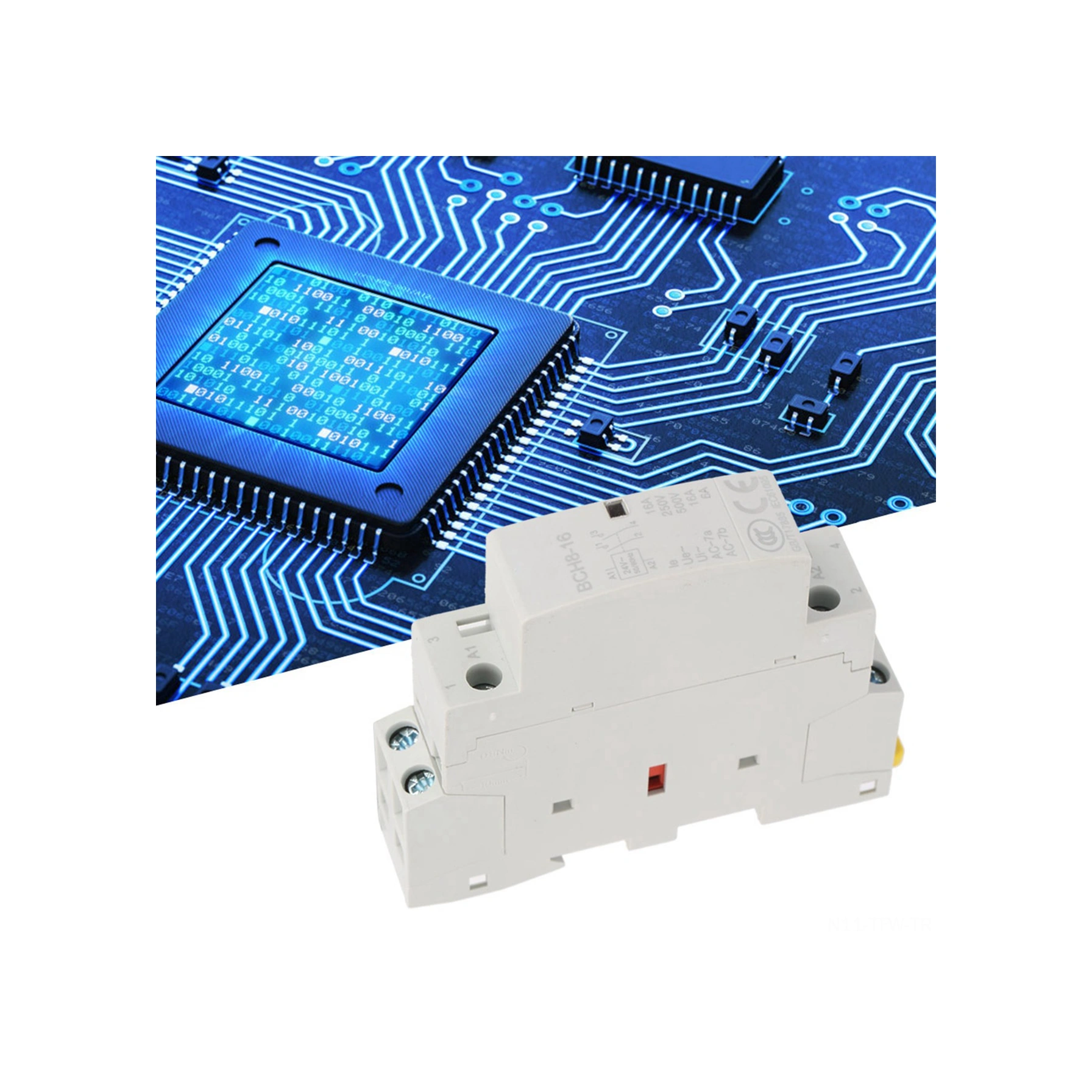 Tenfowee Ev Kullanıma Uygun 2p 16a 24v Ac Kontaktörü - 2no, Düşük Gürültü, Enerji Tasarruflu, Kompakt Ve Kolay Kurulum