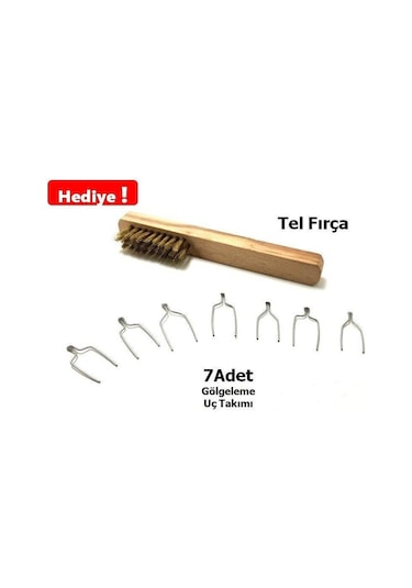 Ahşap Yakma - Ağaç Dağlama Makinesi 15Adet Uç Dahil