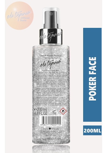 Eda Taşpınar Poker Face Body Mist Vücut Spreyi 200 ML