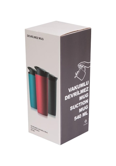 Biggdesign Cats Koleksiyon Kırmızı Devrilmez Mug