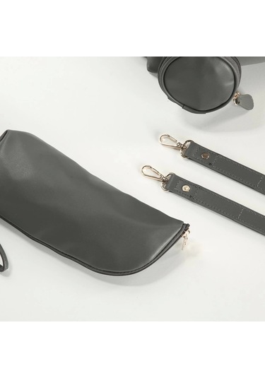 M&y Diamond Anne Bebek Bakım Sırt Çantası 7345 Gri Gri