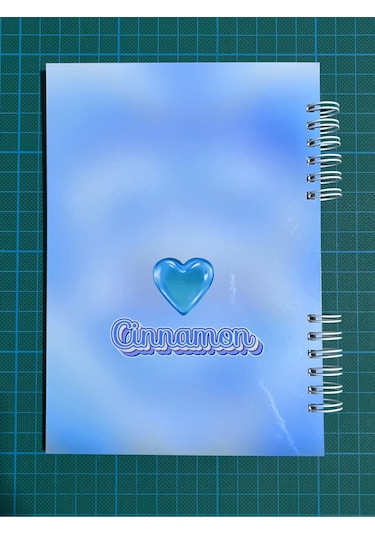 Cinnamoroll Kabartma Efektli 50 Sayfa Defter Bonus Stickerlı