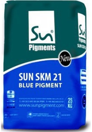 Demir Oksit Sun Skm 21 Mavi (25 Kg Paket)