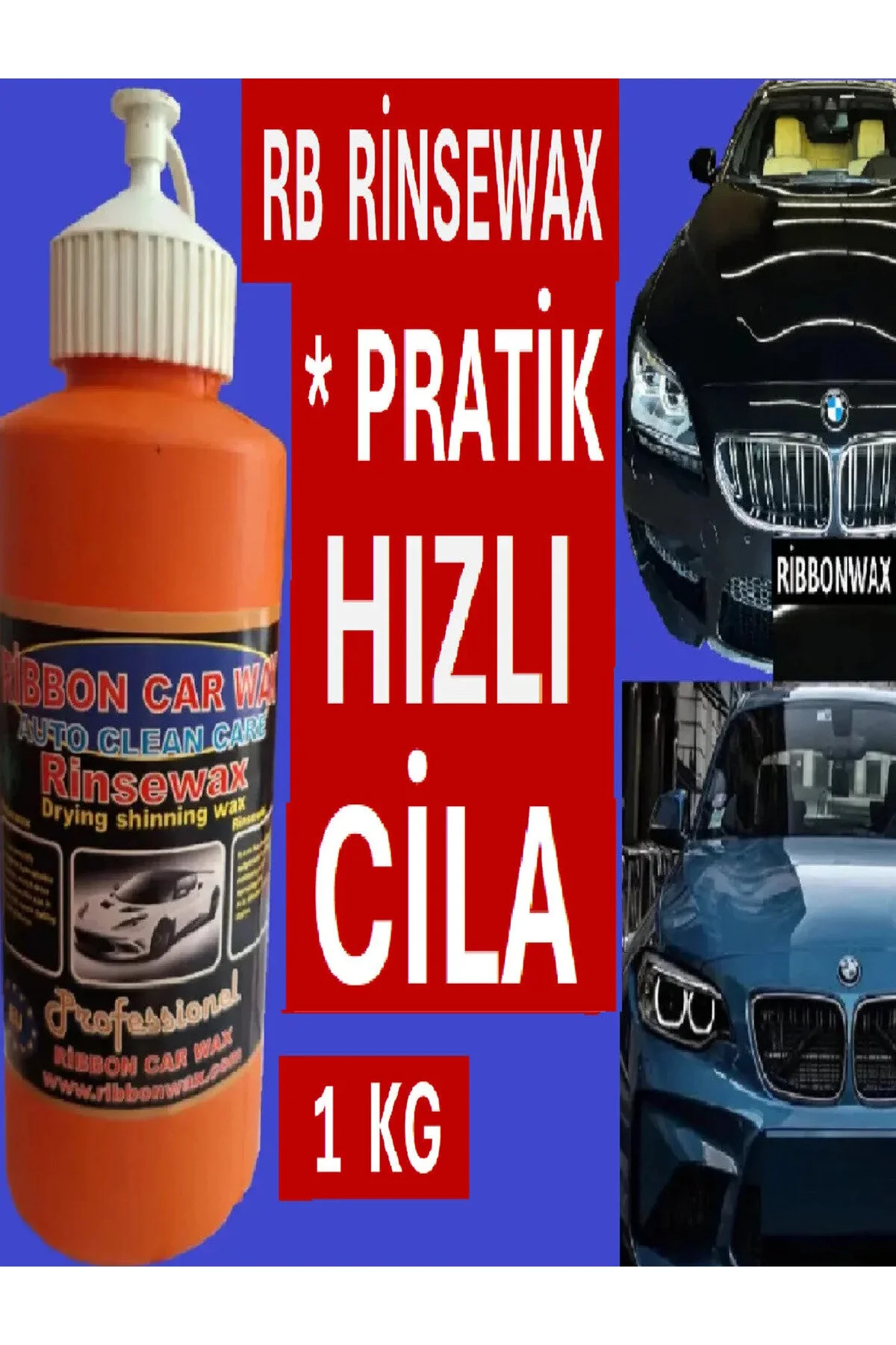 Rb Rinsewax Hızlı Cila - Yağmur Su Kaydırıcı 1 Kg
