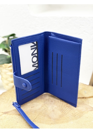 Monk Mw04 Telefon Bölmeli Büyük Cüzdan Kadın Çok Renkli