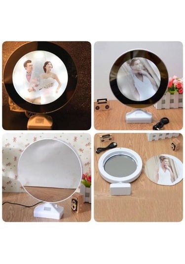 Led Işıklı Sihirli Ayna Çerçeve Renksiz