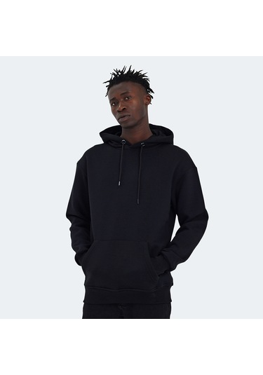 The Crow NEVER Erkek  Siyah Sweatshirt