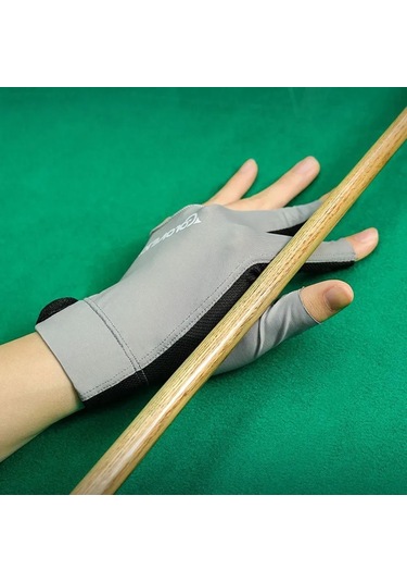 Youtek Profesyonel Bilardo Eldiveni - Nefes Alabilir, Kaymaz, 3 Parmaklı, Yorgunluğu Azaltan Tasarım