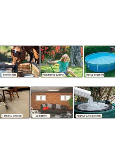 Raınpump Cd900p 3n1 Drenaj/dalgıç Pompa