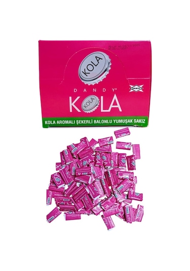 Nostaljik Dandy Kola Sakız 1 Paket 100 Adet