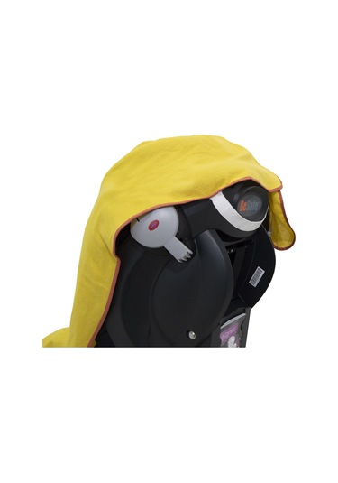 Ezh Collection 4011 Bebek Oto Koltuğu Kılıfı Flanel (Pazen) Kumaş Sarı